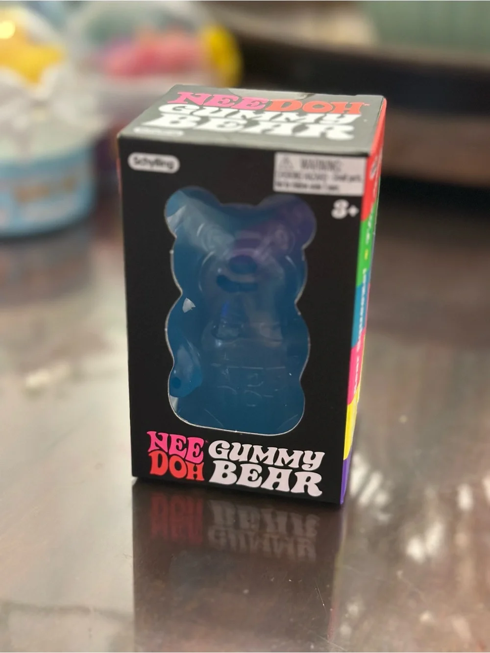 NeeDoh Blue Gummy Bear Stress Toy by Schylling